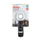 (店+)【Nuby】NUBY無葉片式推車風扇 嬰兒安全無刀片設計 彎曲且耐用的三腳架 TYPE-C充電【IN185】