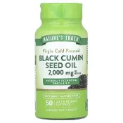 【iHerb】Nature's Truth, 黑種草籽油，2000 毫克，50 粒速釋軟膠囊（每粒軟膠囊 1000 毫克）