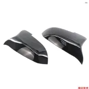 BMW 全新汽車後視鏡後視鏡蓋更換適用於寶馬 F01 F10 F11 F12 F13 汽車側後視鏡蓋光澤黑殼蓋