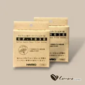 【卡巴咖吧】新貨 HARIO CF-103E 虹吸式 摩卡壺 無漂白 濾紙 ( 100入 ) /盒