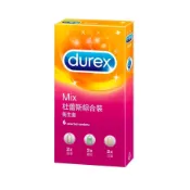Durex杜蕾斯 綜合裝保險套 - 超薄x2+螺紋2+凸點x2  (6片) 杜蕾斯