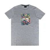 Paul Smith 方框草寫LOGO設計純棉短袖T恤(男款/灰x多色)