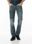 【HYDRA】 LEVIS Levi's  slim fit 刀割 破壞 補丁 水洗 丹寧 牛仔褲 【511-2017】