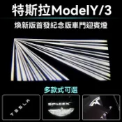 Tesla氣氛燈 鐳射 歡迎燈 投影燈 照地燈 車門燈 特斯拉迎賓燈原廠帶保險ModelY/3煥新版