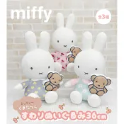 💐miffy 米飛 正版授權 日本空運 景品 米菲兔 抱小熊 36cm 娃娃 抱抱大玩偶 兔子【全新現貨】