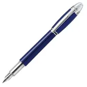【MONTBLANC 萬寶龍】STARWALKER 星際行者 酷藍鋼筆(藍色 漂浮) 贈8枝墨水管