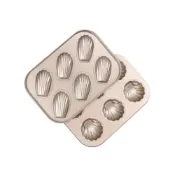 (店+)【卡特屋】瑪德蓮模具 6連 12連 瑪德蓮 瑪德蓮模 蛋糕模具 黃金烤盤 烘焙用具 瑪德琳模 模具烤盤 瑪德蓮模