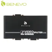 Benevo 2埠VGA螢幕視訊分配器 (BVS122B)