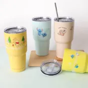 (店+)【Norns】迪士尼不鏽鋼冰霸杯- Disney 小熊維尼 三眼怪 玩具總動員 史迪奇 奇奇蒂蒂 304不鏽鋼 保溫杯