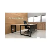(店+)TOP OA TY-DM00 平管口字腳 L型主管桌/LOFT工業風家具/桌上屏風工作站/OA辦公桌