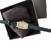 【公司貨 免運】日本agete/阿卡朵中古雕花復古石英女錶品牌生日禮物中古風腕錶