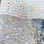 Rainbow Nail 美甲5D貼紙 浮雕貼紙 美甲貼紙
