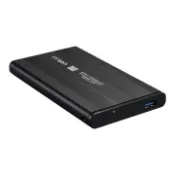 【順發線上購物】(客訂品)I-WIZ 彰唯 2.5“SATA to USB3.0黑色鋁合金外接盒