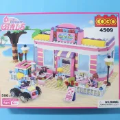 旻泉精品批發網 COGO積木 4509 時尚女孩 海灘BBQ積木 CF120904 益智積木 約500片入/一盒入(促900)~可與樂高混拼裝【APP滿額下單10%點數(單一帳號最高1000點)】9/30止