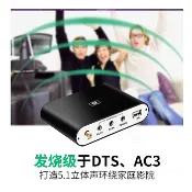 台中現貨音訊解碼器 支援DTS杜比5.1,USB BL 5.0,光纖同軸轉類比,HDMI ARC,含音頻線打造身臨其境的
