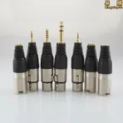 騰達百貨 【銷售冠軍】紐崔克DAC解碼四芯XLR卡儂平衡公母轉2.5/3.5/6.35/4.4耳機轉接頭