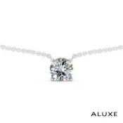 ALUXE 亞立詩 0.30克拉 FVS2 18K金 鑽石項鍊 單鑽四爪鑲 NS0716