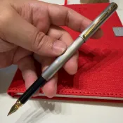 德國🇩🇪elysee愛禮 銀刷紋鋼筆EF尖