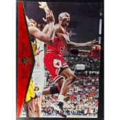 NBA 球員卡 籃球之神 喬丹 Michael Jordan MJ 1994-95 SP He's Back Red