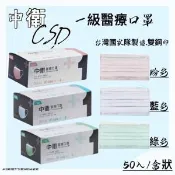 【愛合購】【中衛 CSD】醫療級雙鋼印口罩 (成人口罩/兒童口罩)