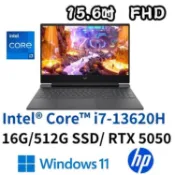 【彩虹3C】HP 惠普 Victus Gaming Laptop 15-fa2184TX 15.6吋 電競筆電/i7-13620H/16G/512GSD/RTX5050/Win11