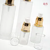 (店+)【Kao jing 高精】玻璃按壓瓶 玻璃噴瓶 玻璃噴霧瓶 磨砂玻璃噴瓶 玻璃乳液瓶 分裝瓶 膏霜罐 精華液瓶 酒店民宿用 飯店 旅店