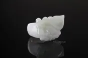 《禦寶苑》冰種緬甸天然翡翠玉墜（蝴蝶板指），全台最低價