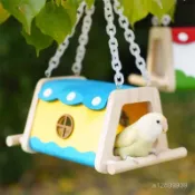 ✨新品✨ 鳥玩具 鞦韆 鳥玩具 鳥鞦韆 鸚鵡窩 鳥窩 軌道秋韆 吊床 牡丹玄鳳站架 站臺 鳥巢 保暖防寒用品 PP9Q