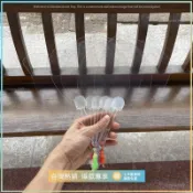 臺灣爆款💖輔料💖花邊 材料包 diy 手作包 物料 diy透明扇子空白pvc圓扇手工兒童塗鴉畫畫團扇繪畫幼兒園創意美