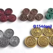 【TOKEN桌游】金屬代幣Scythe Metal Coins 金屬幣 鐮刀戰爭 新版