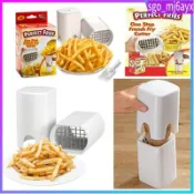 Perfect Fries Cutter, French Fry Cutter (White)