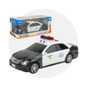 【888ezgo】1:18 台灣配音110警車（警車音效+音樂+車燈亮）（摩輪手推超會跑）（8710）