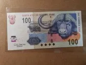 全新UNC 南非100蘭特紙幣 2005年稀有簽名版 收藏鑑賞 錢幣愛好者必收