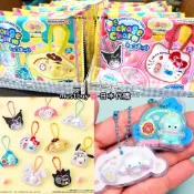 現貨❣日本限定三麗鷗微型模型公仔吊飾食玩草莓巧克力球掛飾米粒公仔大耳狗布丁狗美樂蒂帕恰狗酷洛米凱蒂貓人魚漢頓許願兔隱藏版