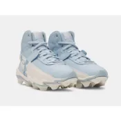 【現貨馬上出】UA 高筒膠釘鞋 Harper 10 RM 6000707 棒球 壘球 水藍色 UNDER ARMOUR