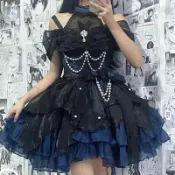 商城熱銷⭐cospiay服裝 cos服 角色服飾 洛麗塔 蓬蓬裙天鵝湖洛麗塔公主千金禮服lolita蓬蓬裙生日蝴蝶成人禮
