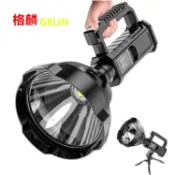 【強光爆亮，贈三腳架】四核 P90 LED 探照燈 手電筒 強光遠射 探照燈 露營燈 照明 手電筒 多功能手提充電戶外遠