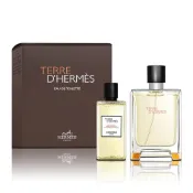 HERMES 愛馬仕 Terre D'Hermes 大地男性香氛禮盒(淡香水100ML+沐浴膠80ML)