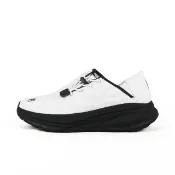 【FILA】Quilted 男 休閒鞋 懶人鞋 麵包鞋 套入式 無鞋帶 白 黑(1-C346A-110)