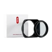EC數位 Kase 卡色 Fujifilm X100V 專用方形遮光罩 + MCUV 濾鏡 黑色 49mm 套裝