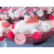 日本環球影城限定 神偷奶爸 安格尼斯最愛紅腳獨角獸Fluffy