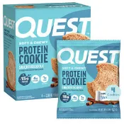 【iHerb】Quest Nutrition, 蛋白質曲奇，肉桂糖霜餅乾，4 塊，每塊 2.04 盎司（58 克）