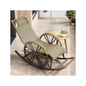 (店+)含稅免運 躺椅/夏季躺椅/ 夏季搖椅家用搖搖椅大人逍遙椅老人懶人陽臺休閑躺椅藤椅藤編單人