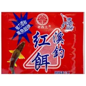 B03【釣魚餌料】老百王 溪釣紅餌 特價10元 溪釣用餌料 強力香料 集魚力超強 釣魚餌料 溪哥 紅餌 搓餌