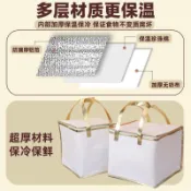 【買家優選】蛋糕專用保溫袋水果生鮮牛羊肉保鮮冷藏烘焙雪糕防融化定製印刷