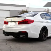 美國 AUTOTECKNIC-F90 M5 PINKOI G30 5系列 CARBON 競賽型加長型後箱擾流板【YG】