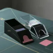 【現貨!】撲克牌發牌器 過年遊戲 新年 發牌靴 發牌器 發牌盒 百家樂 德州撲克 21點 壓克力盒發牌 桌遊必備