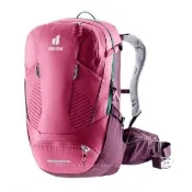 【deuter】Trans Alpine 28 SL 自行車背包.透氣休閒旅遊後背包28L/3200121 莓紅