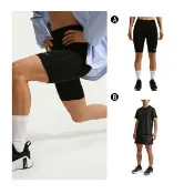 【NIKE 耐吉】運動短褲 AS W NK DF ONE HR 8 SHRT USEA 男女 A-IO0582010 B-IF2045010