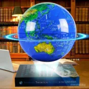 💥【臺灣出貨】磁浮地球儀 3D立體地球儀 懸浮擺件 辦公桌擺件 磁懸浮擺件 兒童禮物 客廳擺設 書房擺件  生日禮物